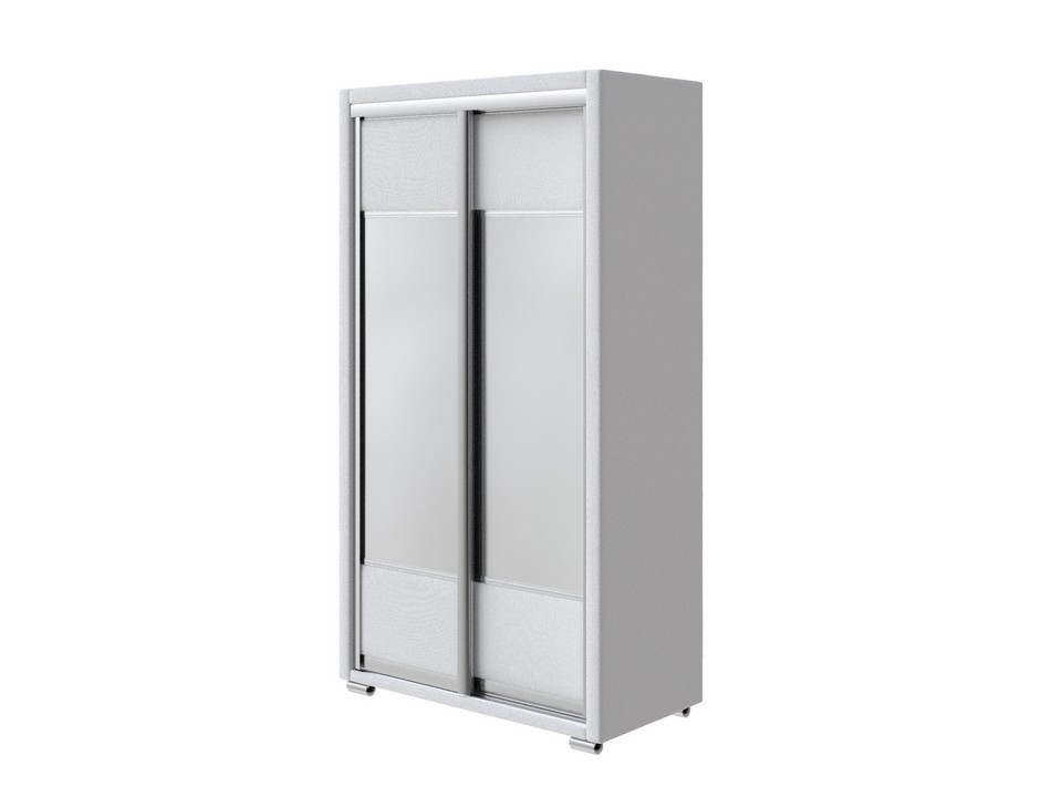 Шкаф Орматек Шкаф-купе 2х дв Orma Soft 2 2 зеркала Ткань Велюр Teddy Снежный 119x60 100440₽